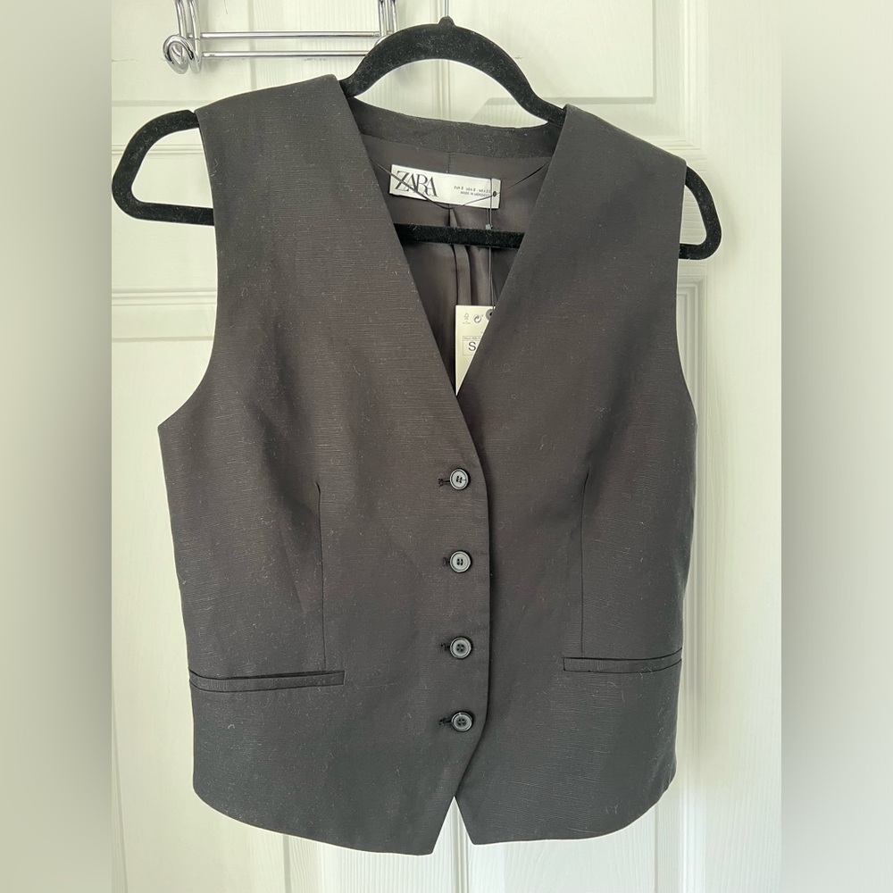 Black Zara vest
